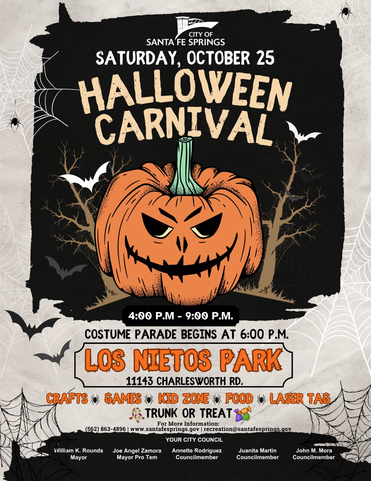 Halloween carnival flyer 2025 - Copy